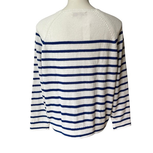 NWT, Loft Sailing Stripe Sweater, Sz M - Picture 5 of 14